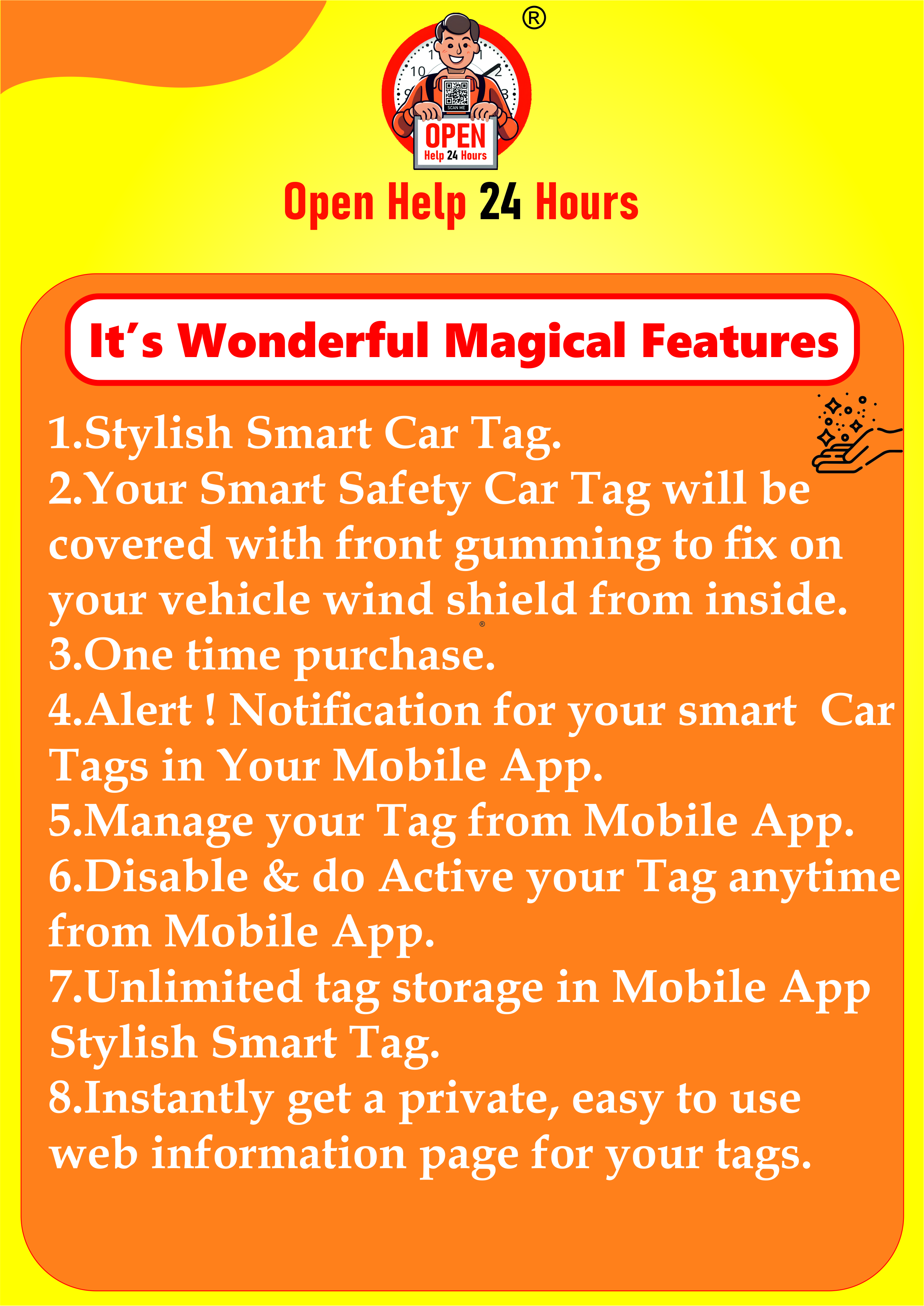 Car Parking Solution Tag