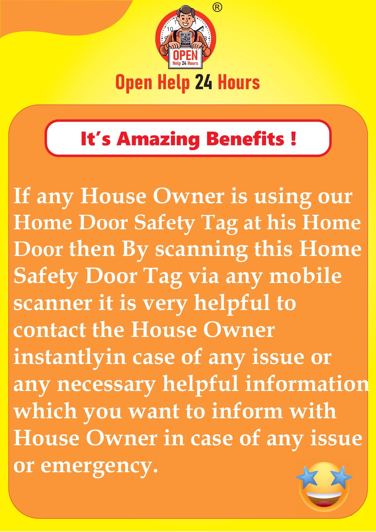 Home Safety QR Tag