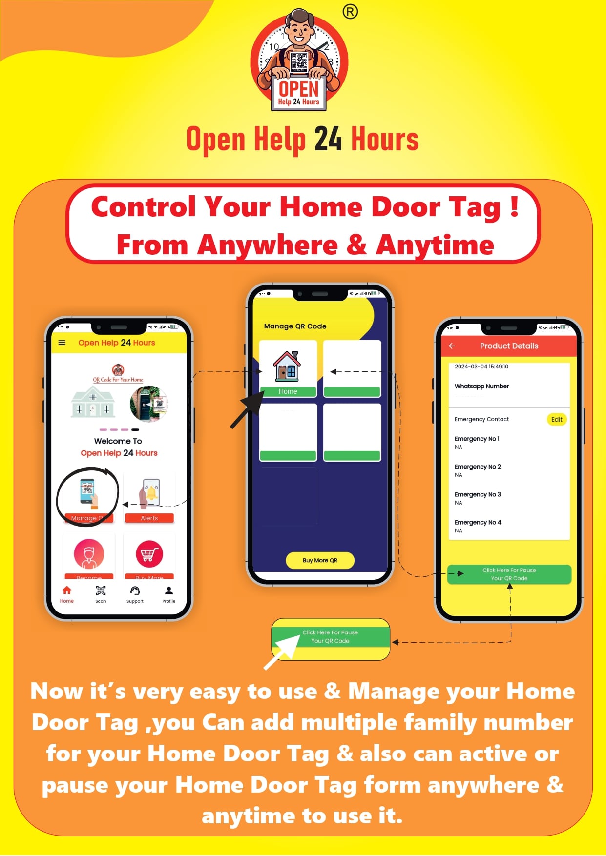 Best Home Safety QR Code Solution Provider