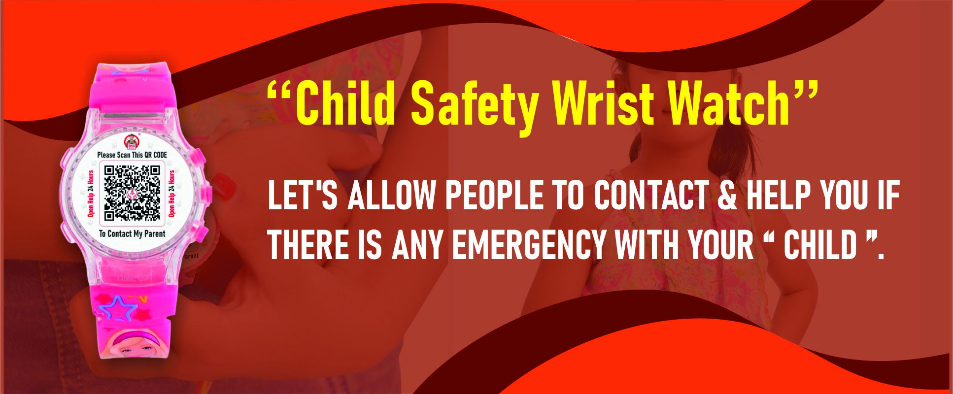 Child Care Wrist Watch